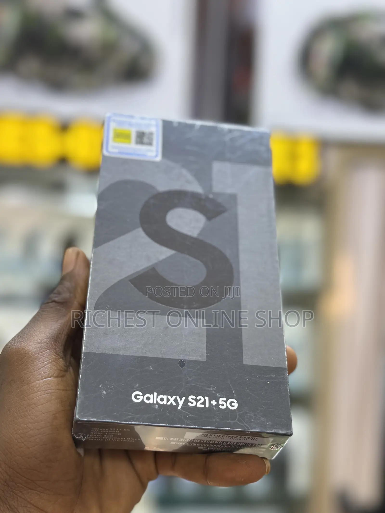 New Samsung Galaxy S21+ 5G 128 GB Black