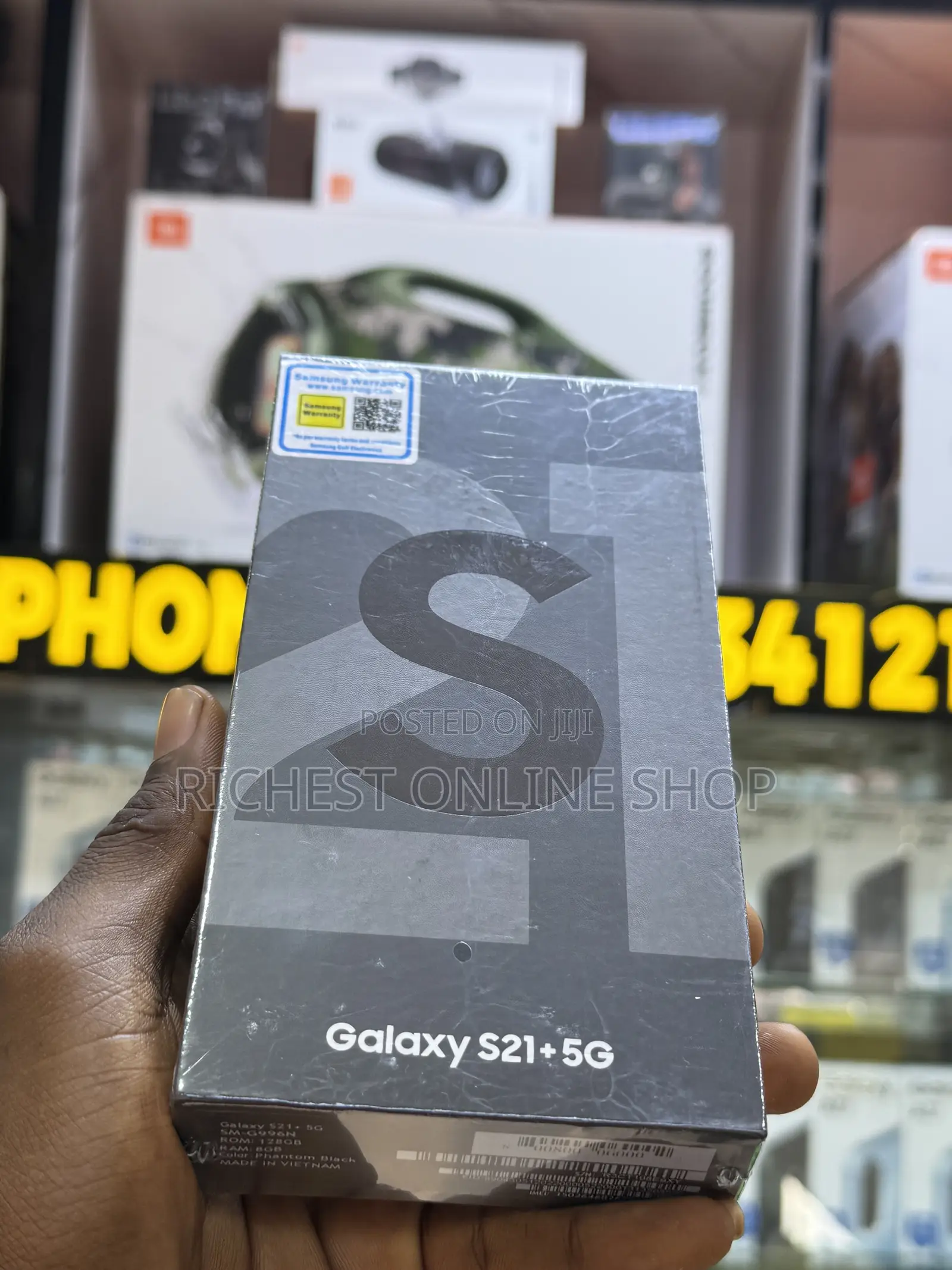 New Samsung Galaxy S21+ 5G 128 GB Black