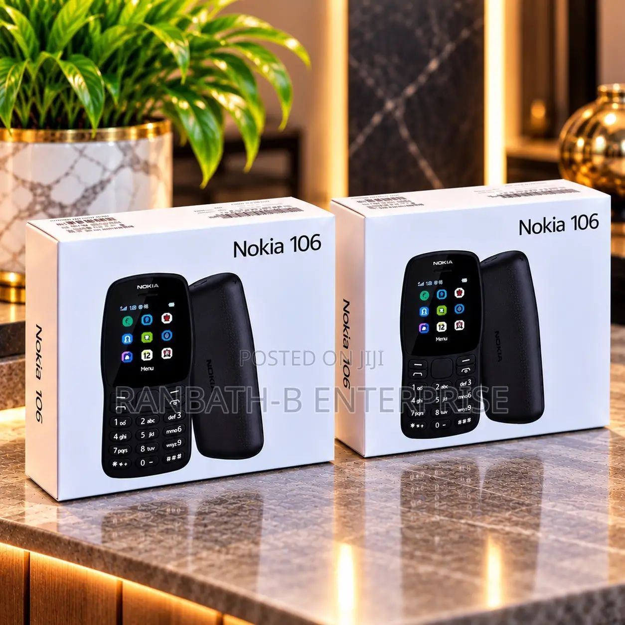 New Nokia 106 Black