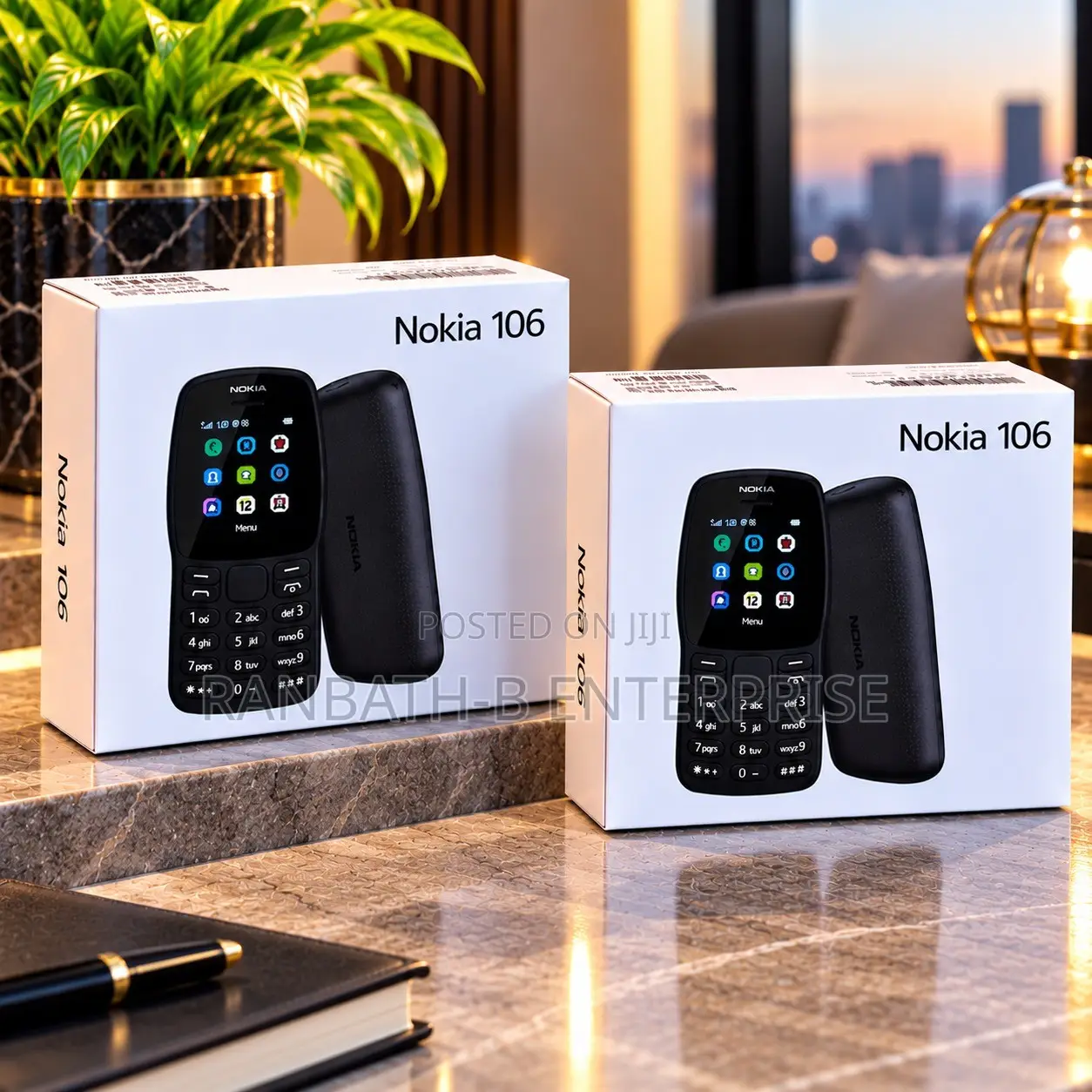 New Nokia 106 Black