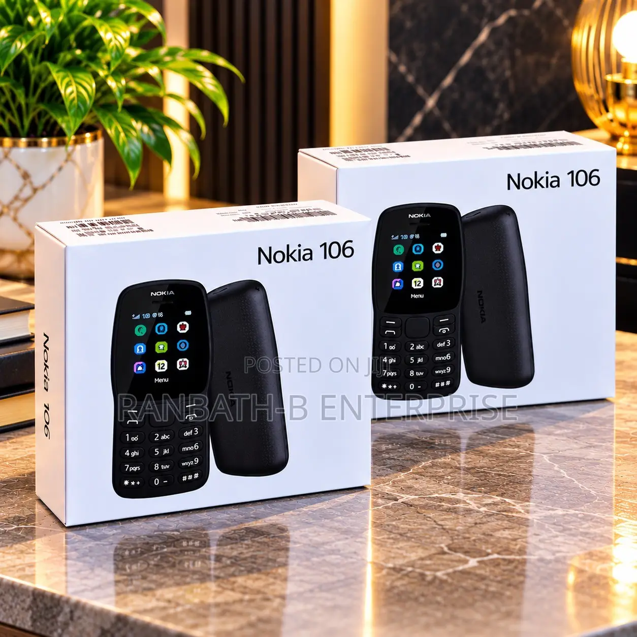 New Nokia 106 Black
