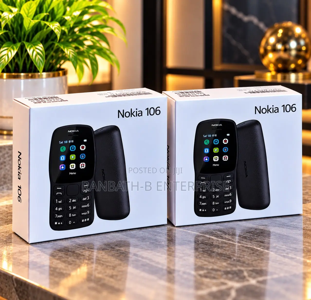 New Nokia 106 Black