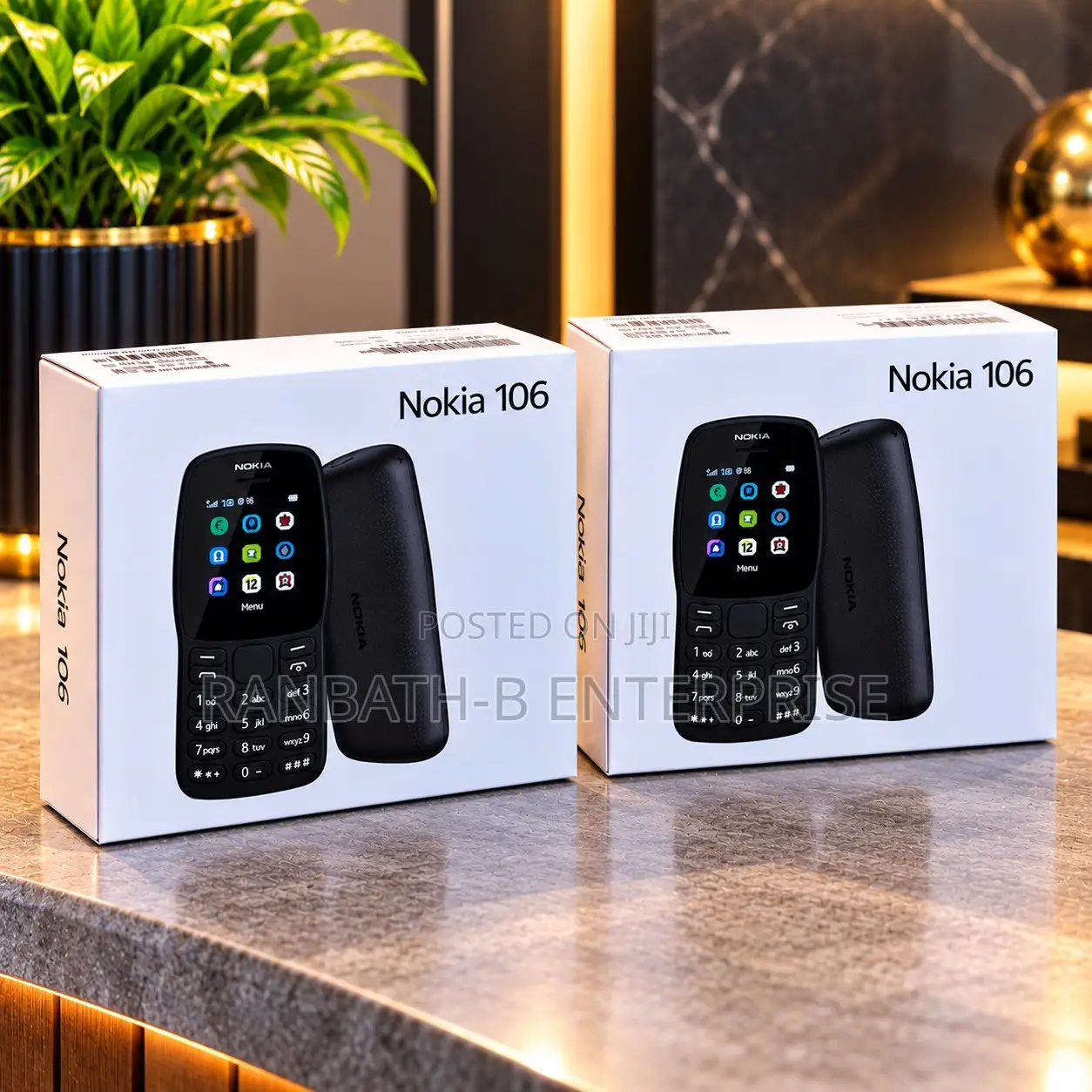 New Nokia 106 Black
