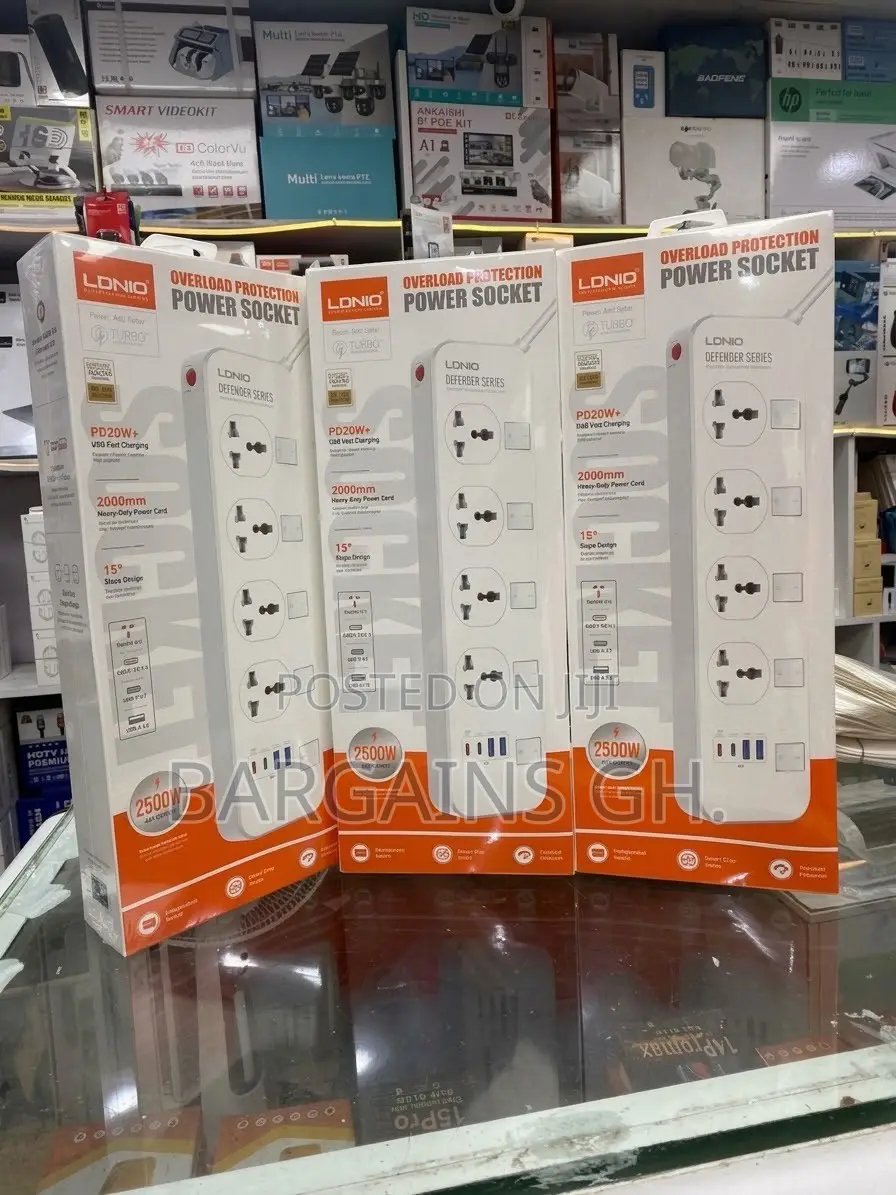 LDNIO SC4408C 4 Ports Power Strip (Multi Socket)