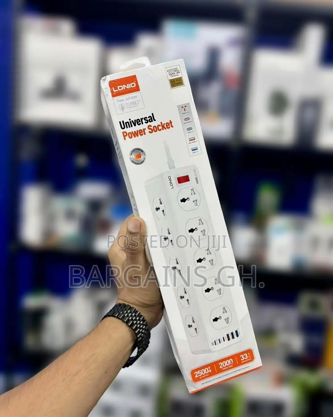 LDNIO SC10610C 8 Ports Universal Power Socket