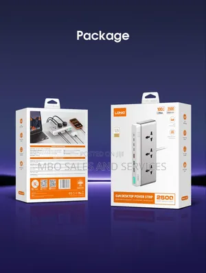 100W Nitride Gallium Nitride Desktop Power Strip SC3