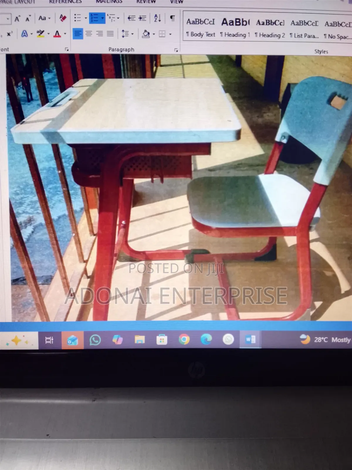 Student Study Table and Chair Hgb76iu