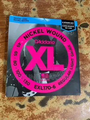 Daddario 6 Strings Bass Guitar