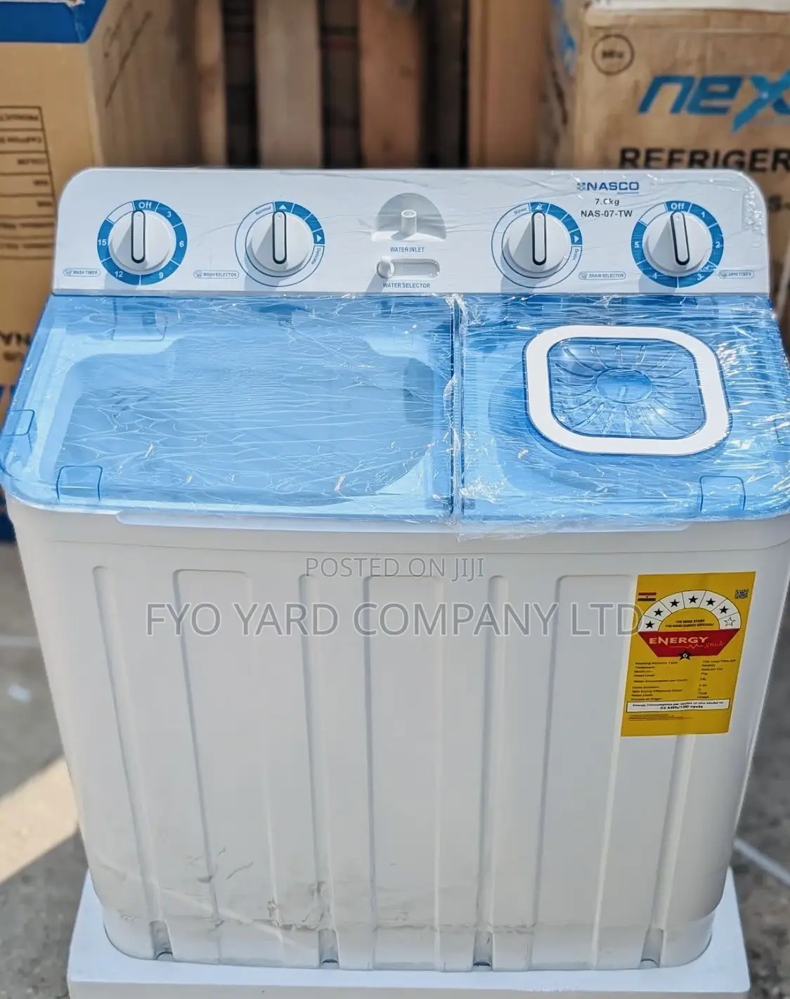 High Quality Washing Twin Tub Nasco 7kg Top Load Wm