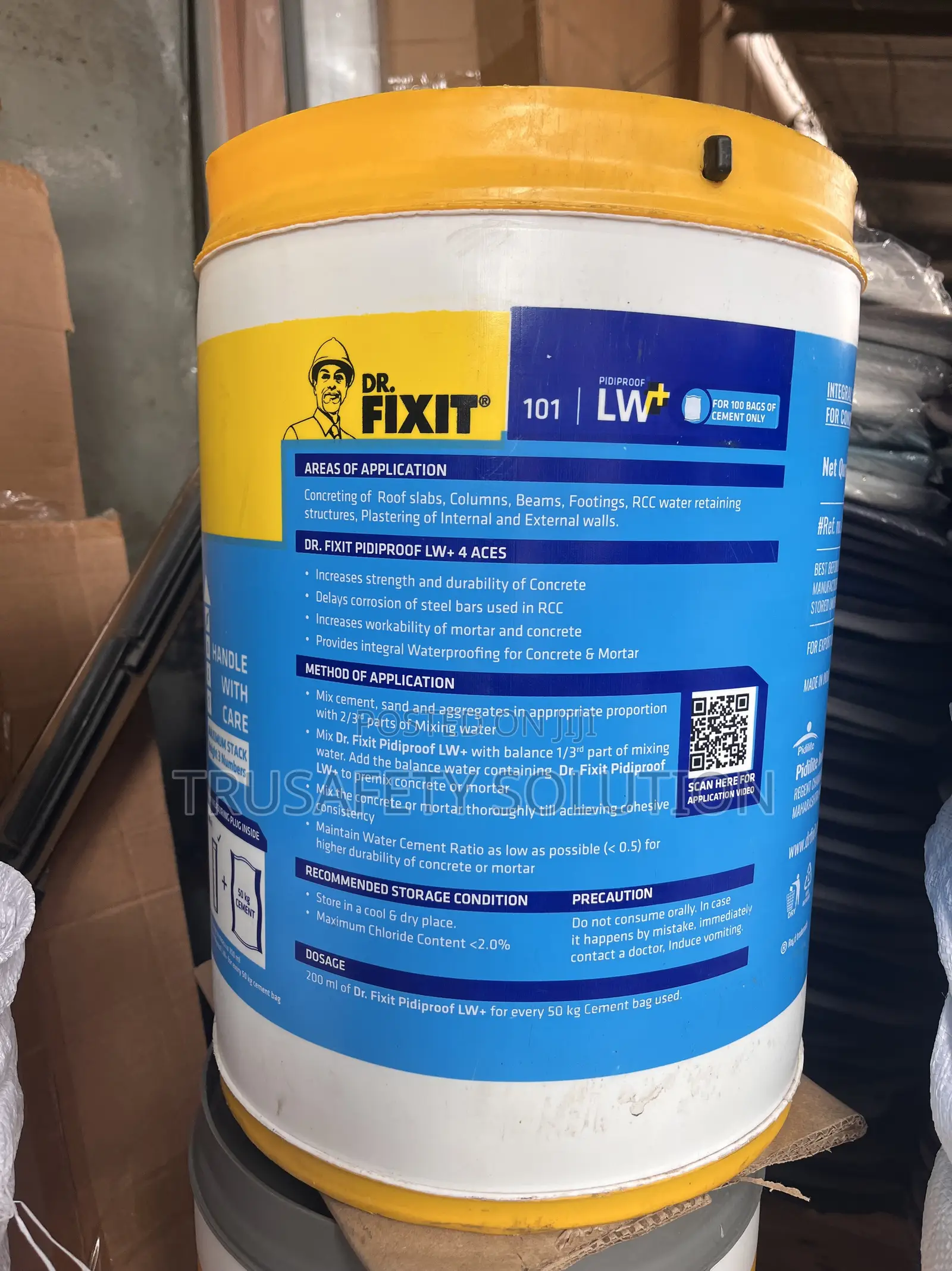 Dr Fixit Waterproof Liquid Cement (101 LW+) 20kg