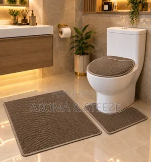 Thick 3 in 1 Bathroom Mat Set
