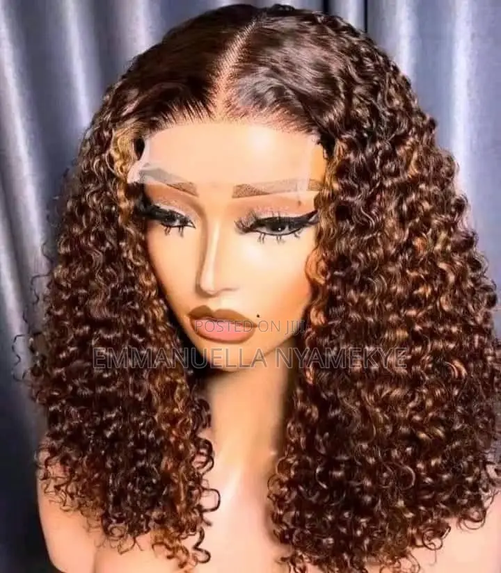 Piano Pixie Curls Human Hair Wig.