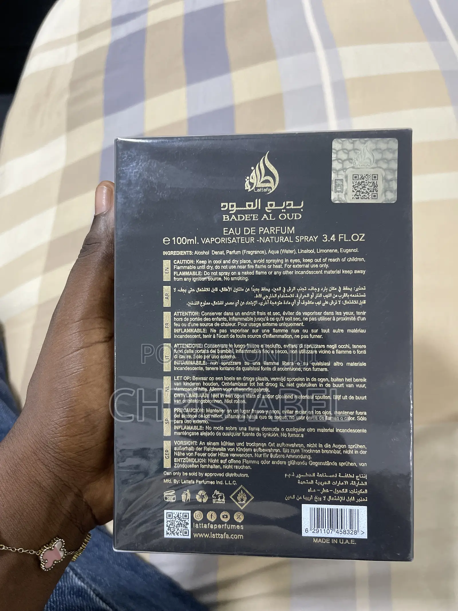 Original Lattafa Badee Al Oud Oud for Glory Eau De Parfum 100ml