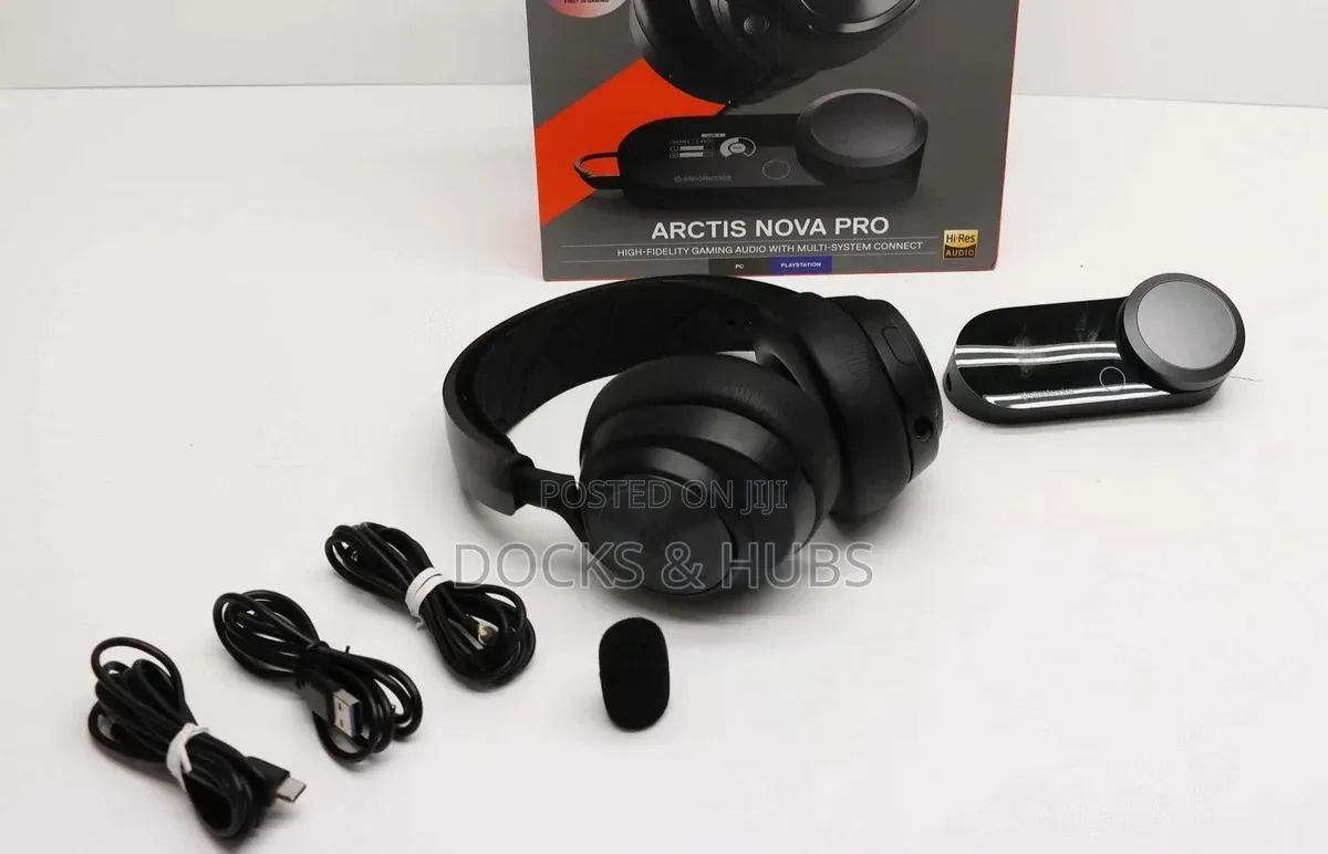 The SteelSeries Arctis Nova Pro Wired Multi-System Gaming Headset