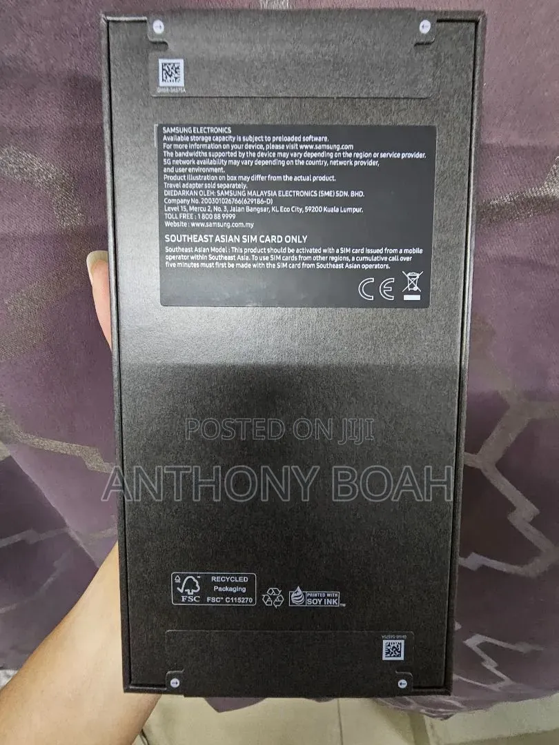 New Samsung Galaxy S25 Ultra 1 TB Black