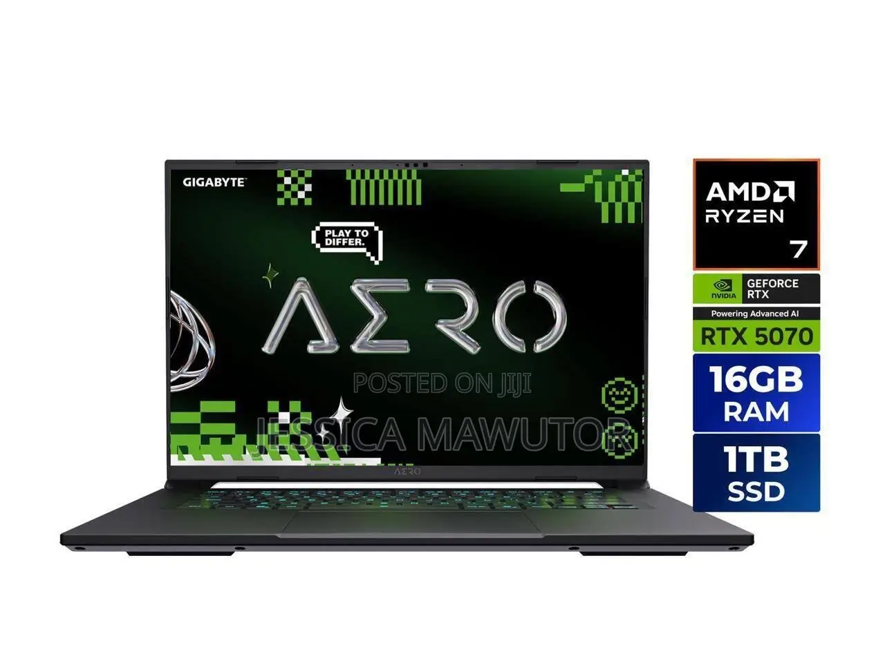 New Laptop Gigabyte AERO 16 16GB AMD Ryzen 7 SSD 1T