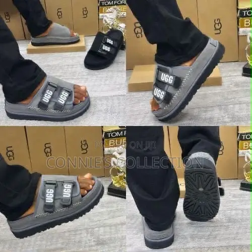 Strap Suede UGG Slide Sandals