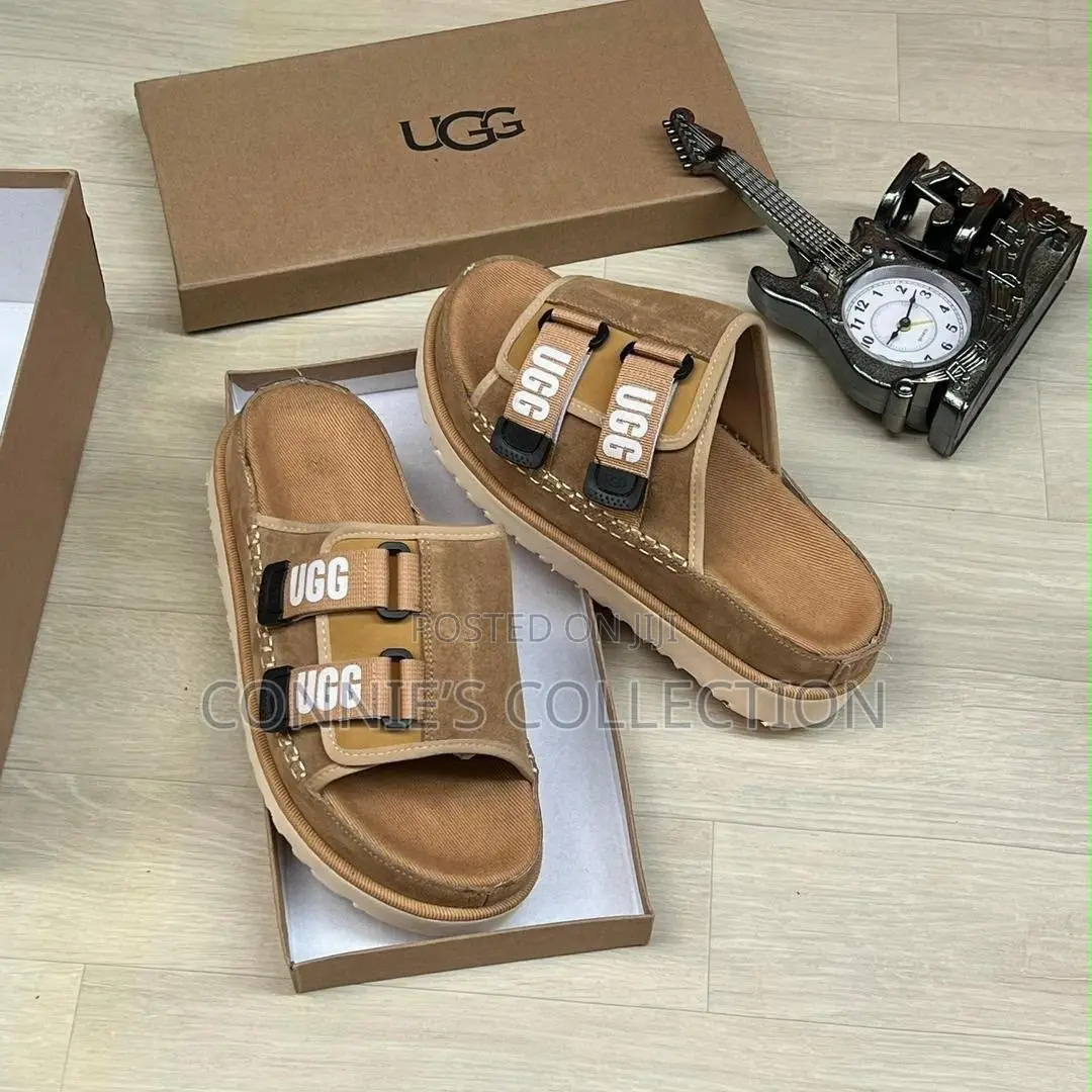 Strap Suede UGG Slide Sandals