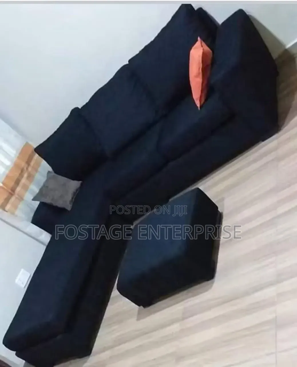 Neatly Designed Stylish Gray L Shape Sofa