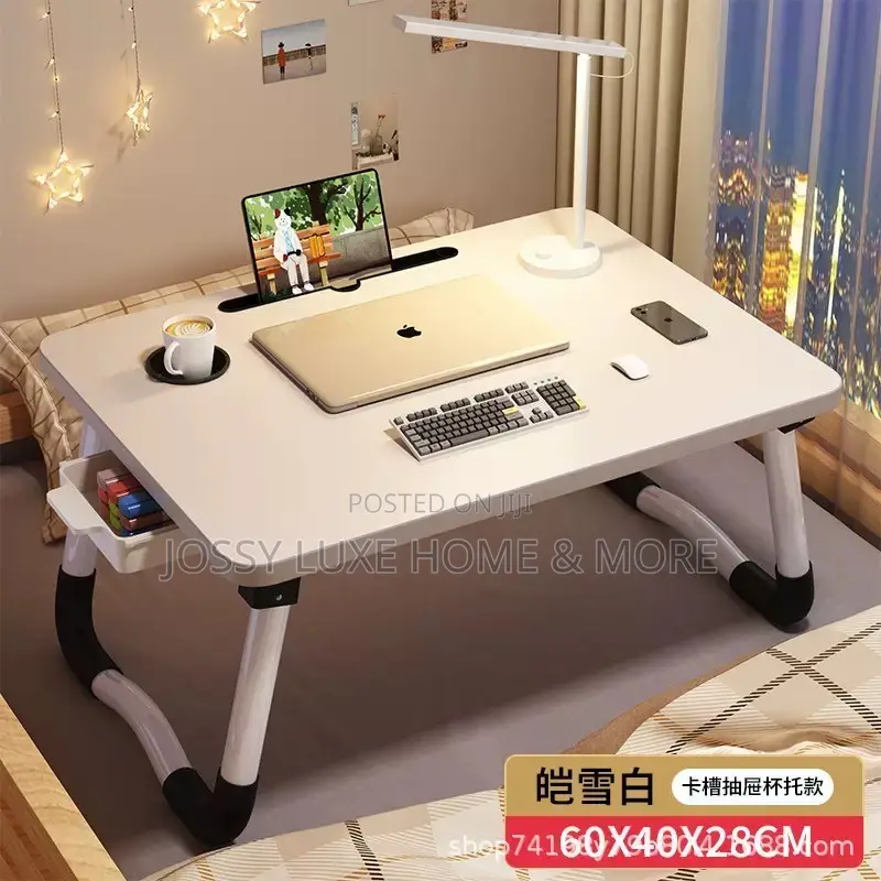 Foldable Study Table With Drawer