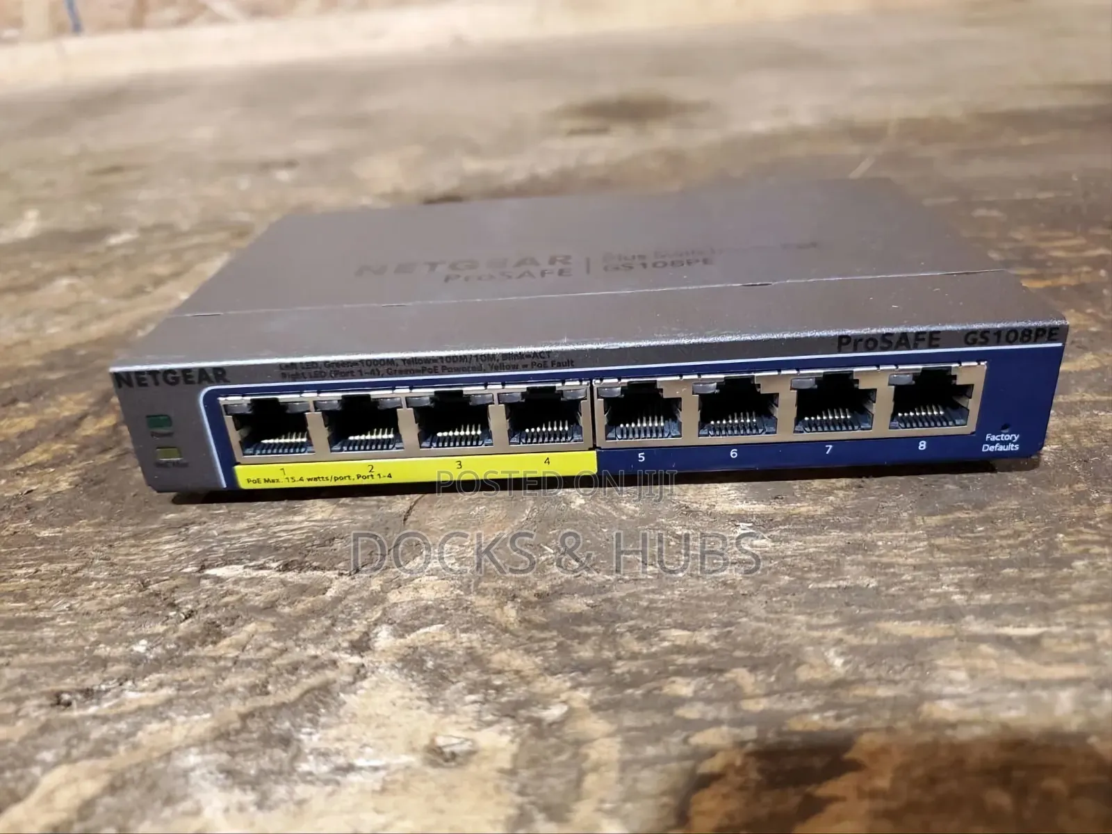 NetGear 8-Port PoE Gigabit Ethernet Plus Switch (GS108PEv3)