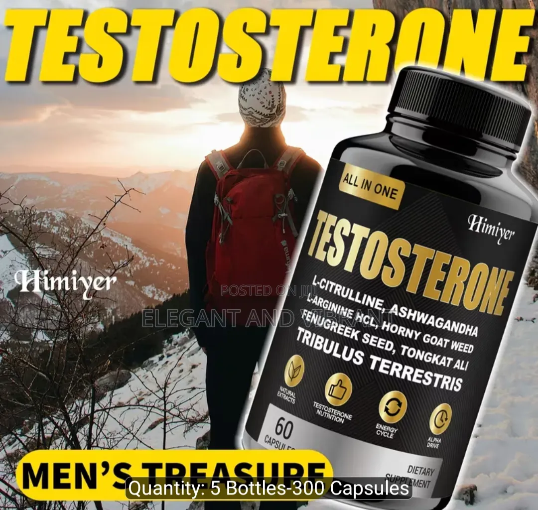 Testosterome Capsules for Men With Tongkat Ali, Horny Goat Weed, Etc