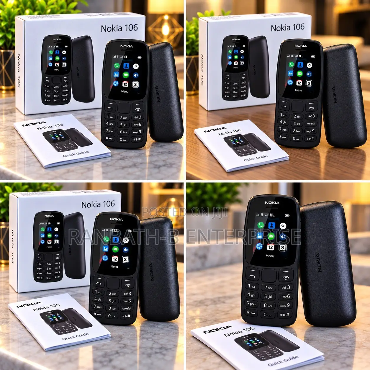 New Nokia 106 Black