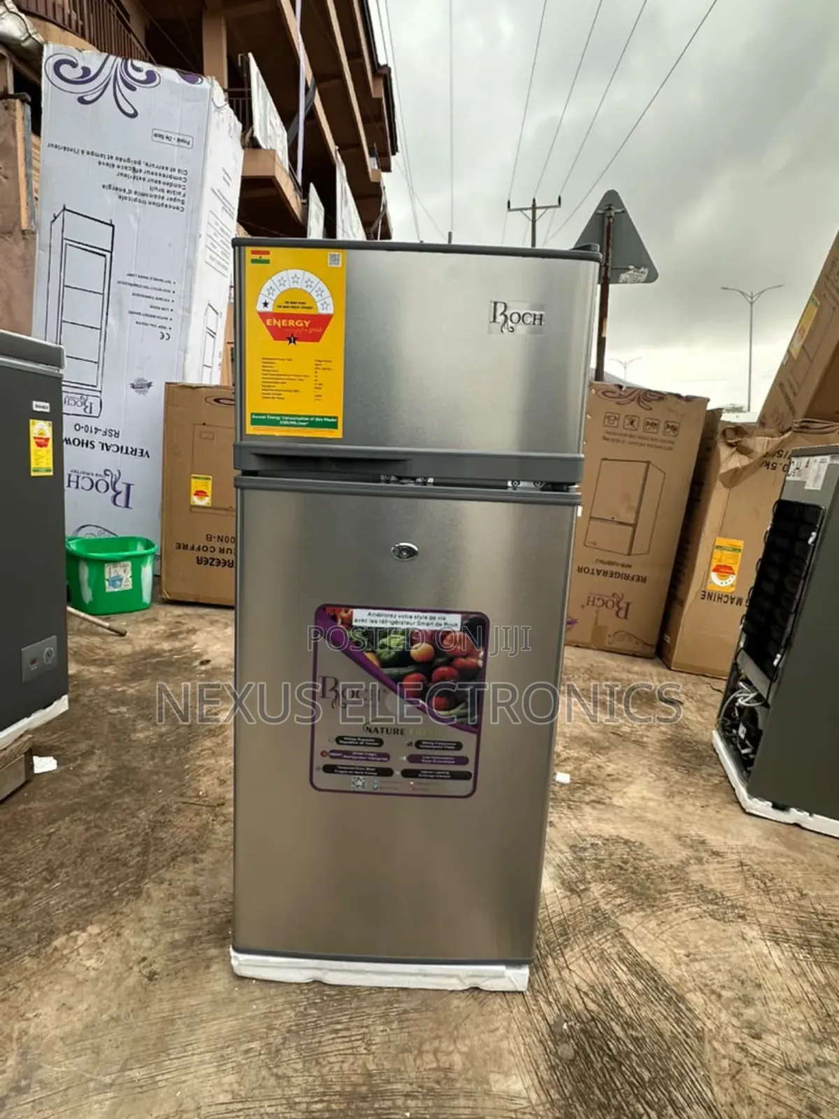 Brand New Roch 95ltrs Double Door Fridge.