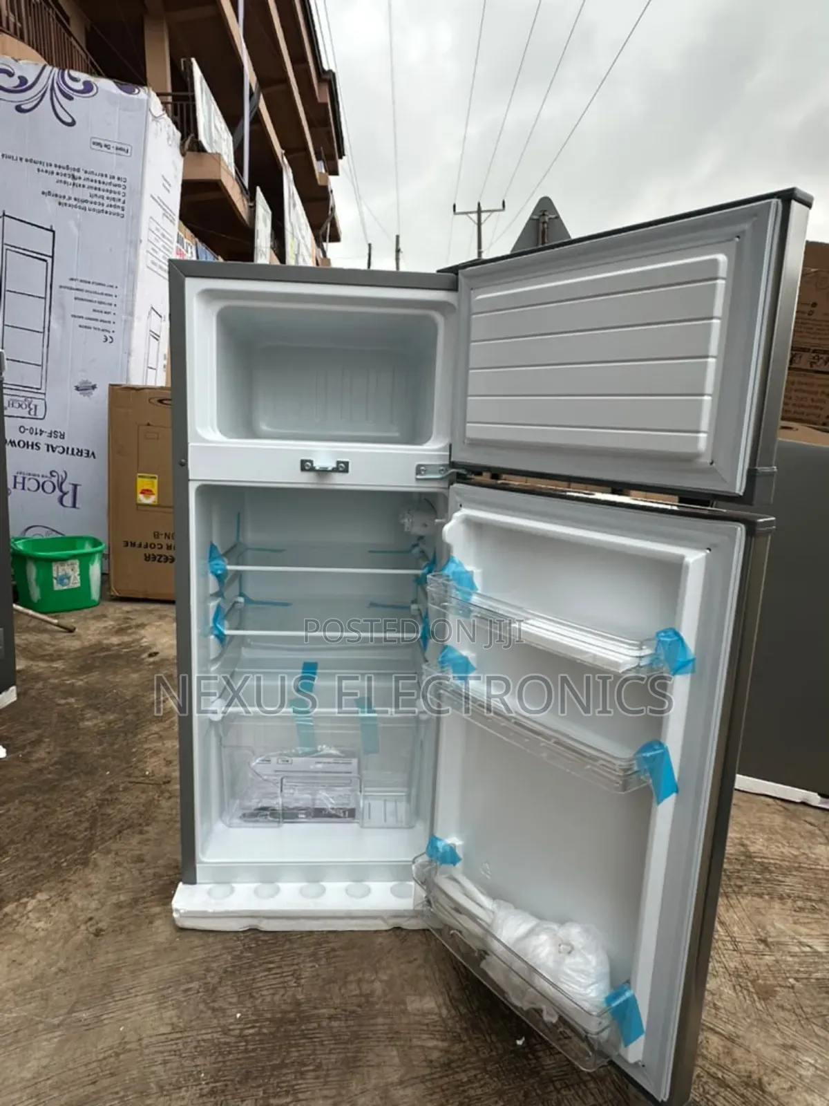 Brand New Roch 95ltrs Double Door Fridge.