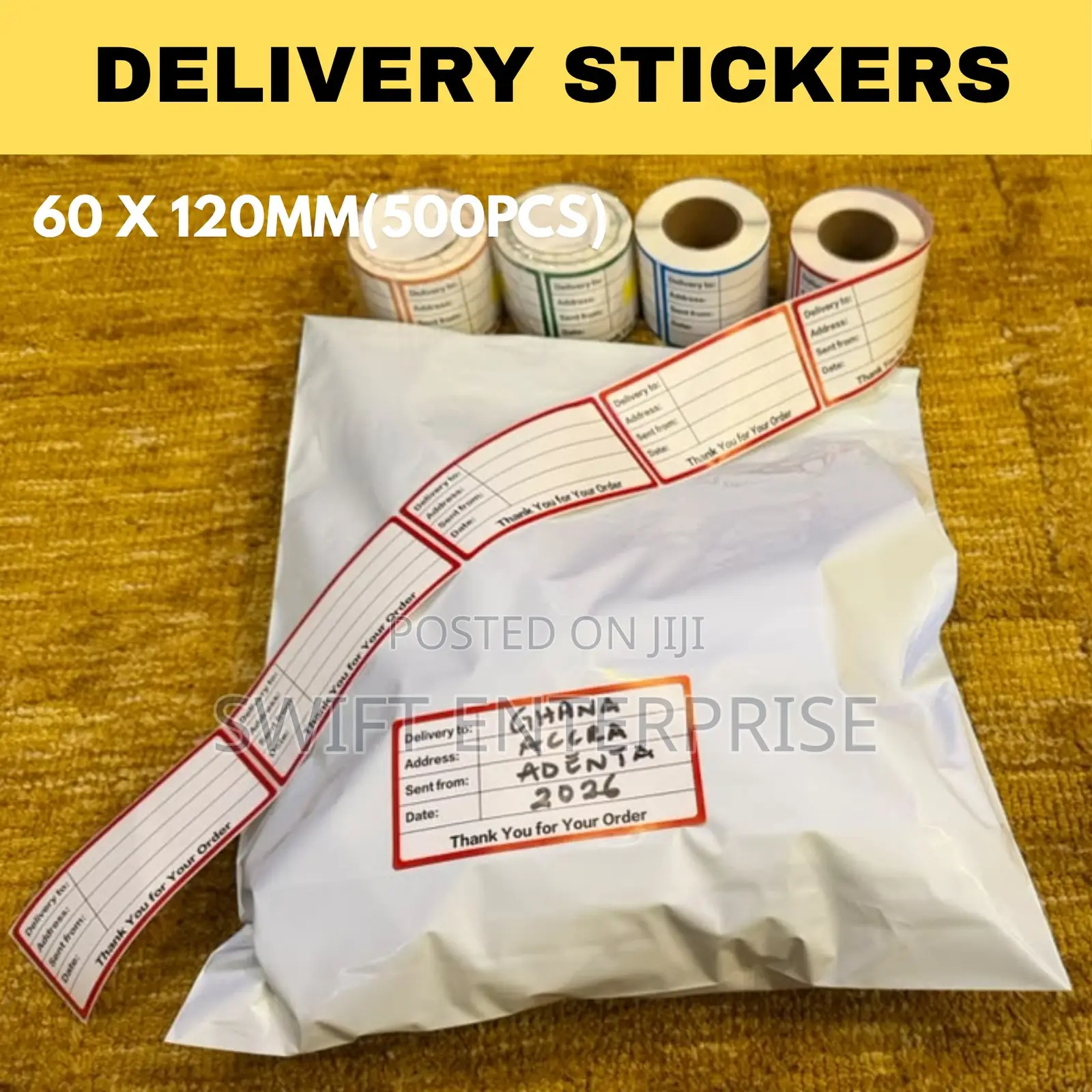 Delivery Stickers 60x120mm