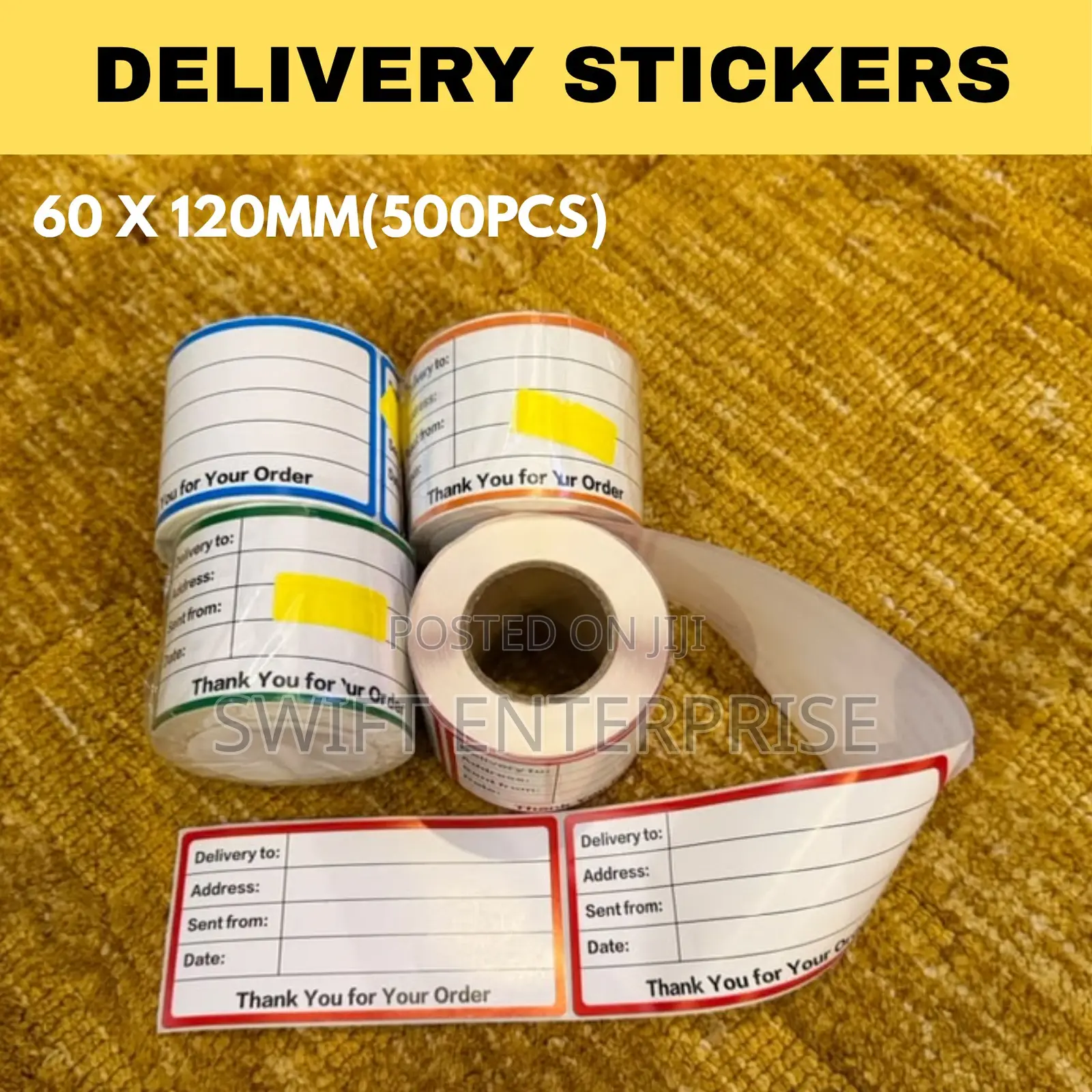 Delivery Stickers 60x120mm
