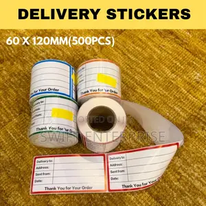 Delivery Stickers 60x120mm