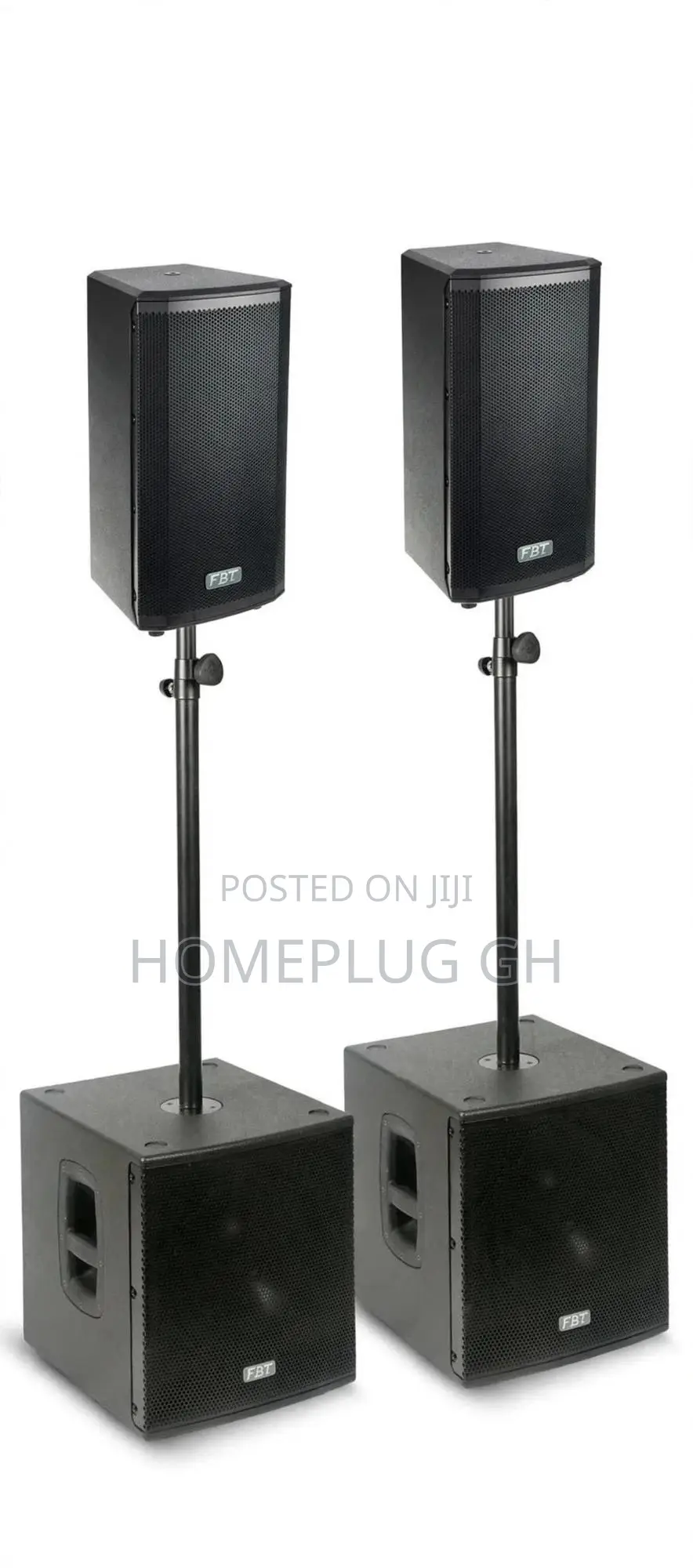 FBT Powered Speaker System (Pair)