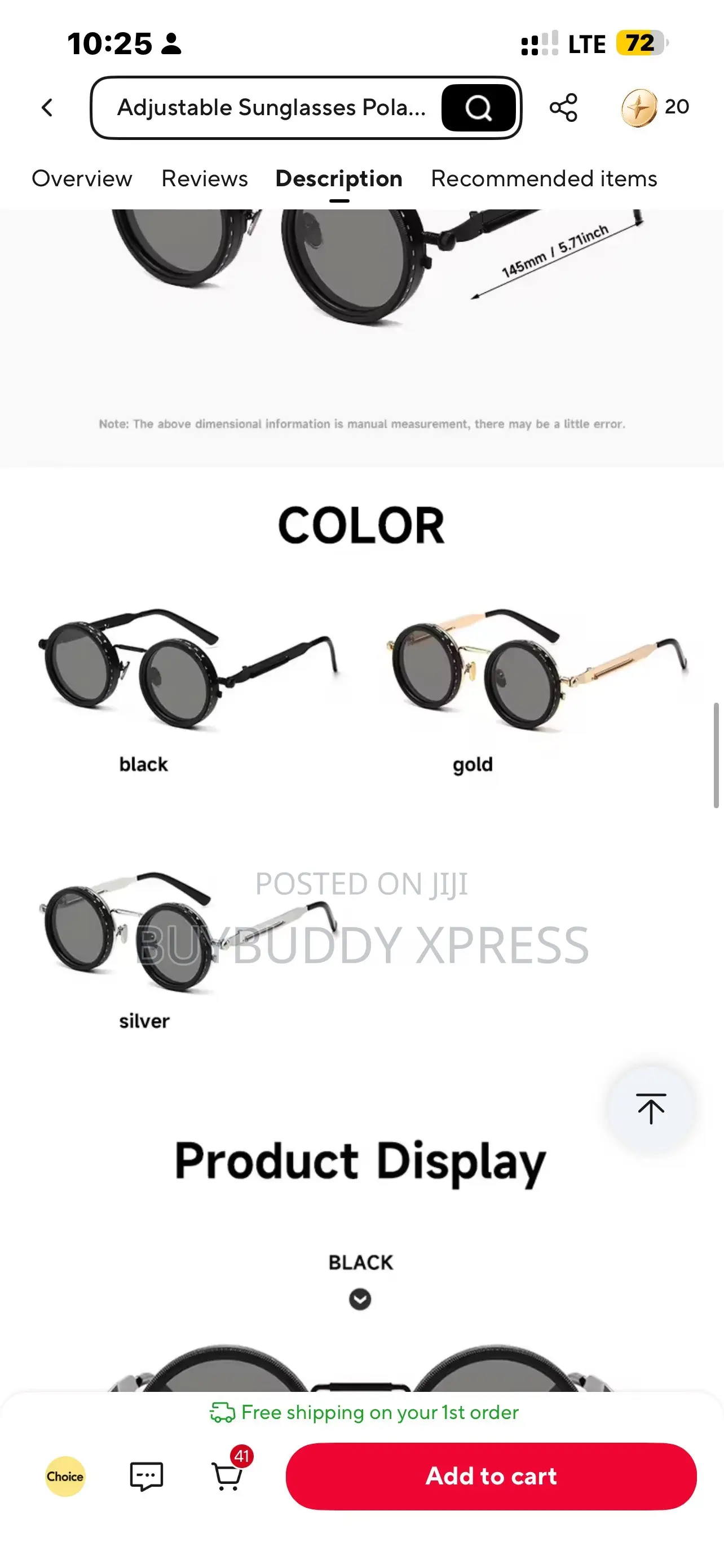 ND9 Stainless Steel Sunglasses With Case