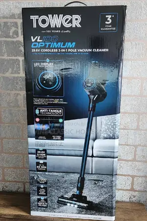 Tower Optimum Cordless 3-in-1 Vacuum Cleaner With 60min Runtime