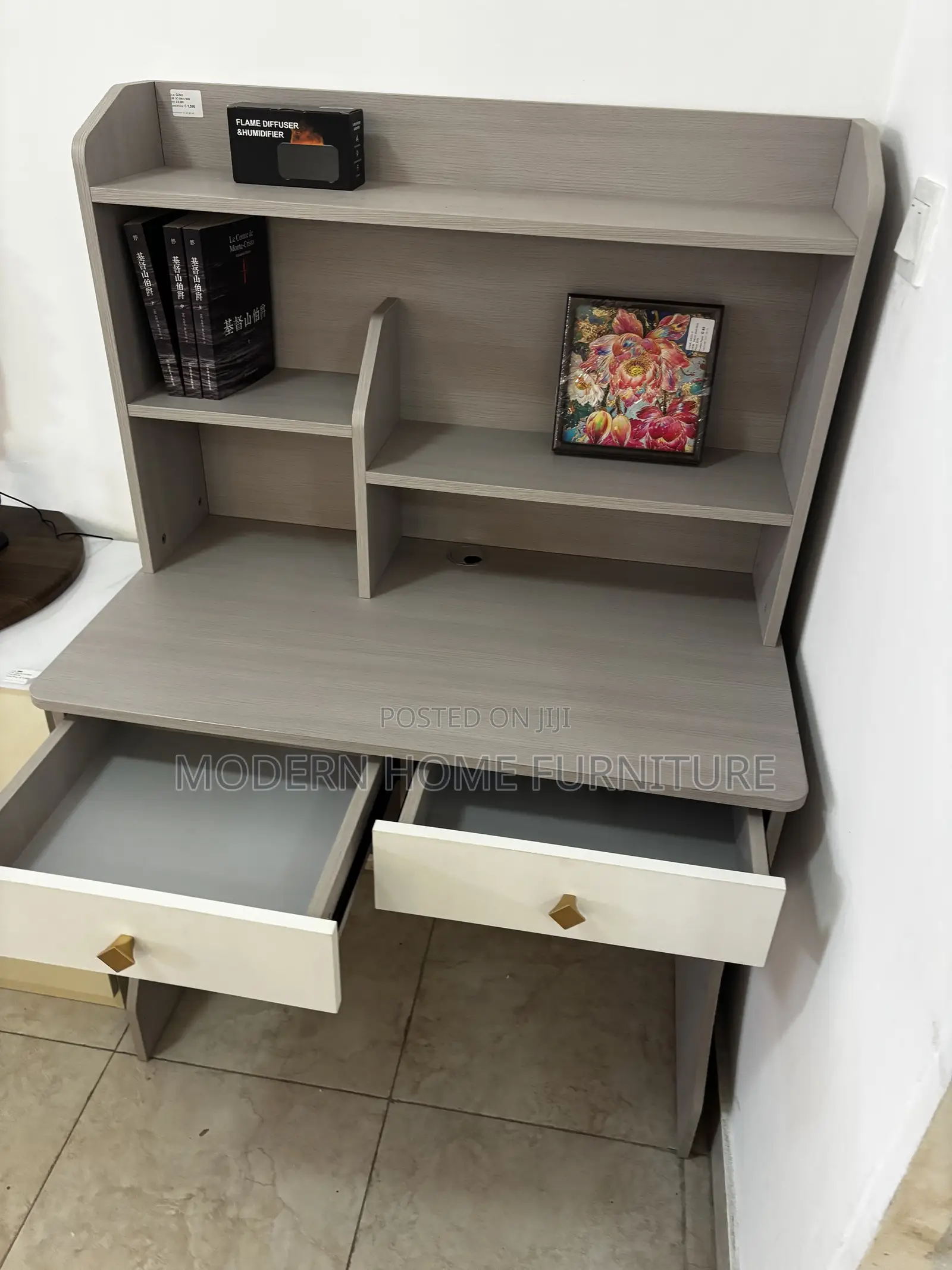 Imported Study Desk With Bookshelf