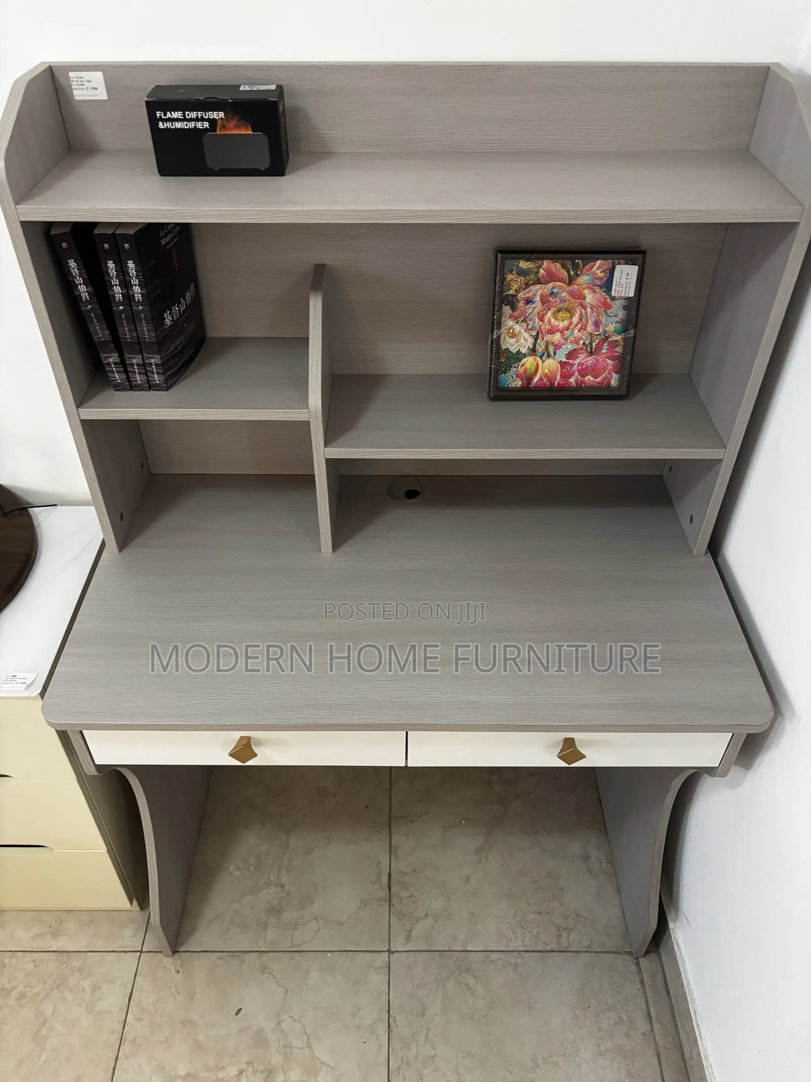 Imported Study Desk With Bookshelf