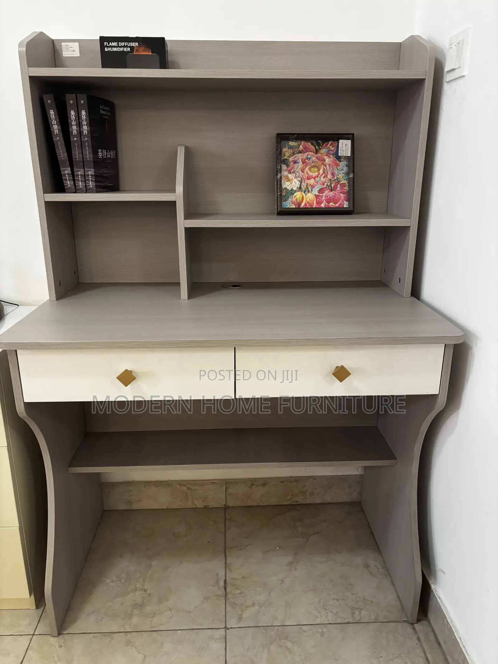 Imported Study Desk With Bookshelf