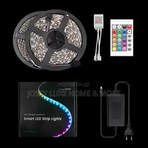 5m RGB Led Strip Light Kit - Full Color Control With Remote
