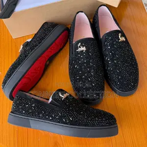 Crystal and Rhinestone-Embellished Slip-on Loafers
