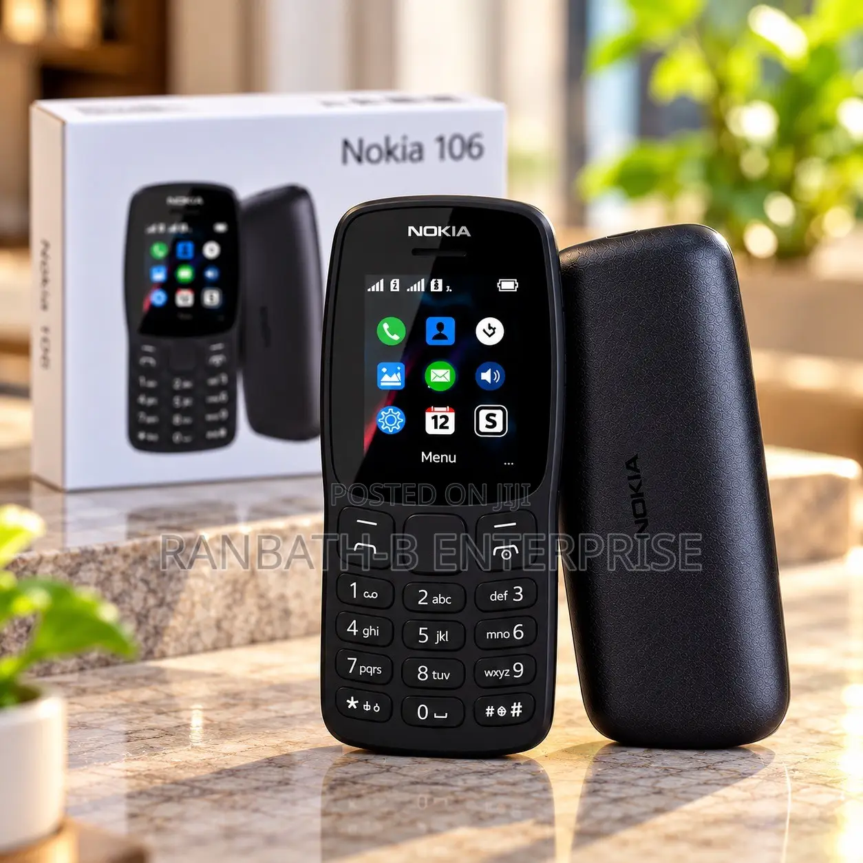 New Nokia 106 Black