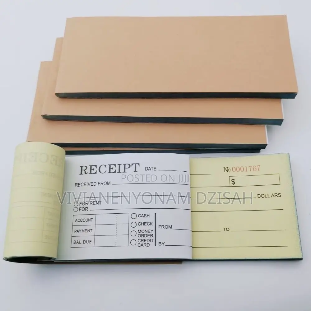 Reciept Book Printing