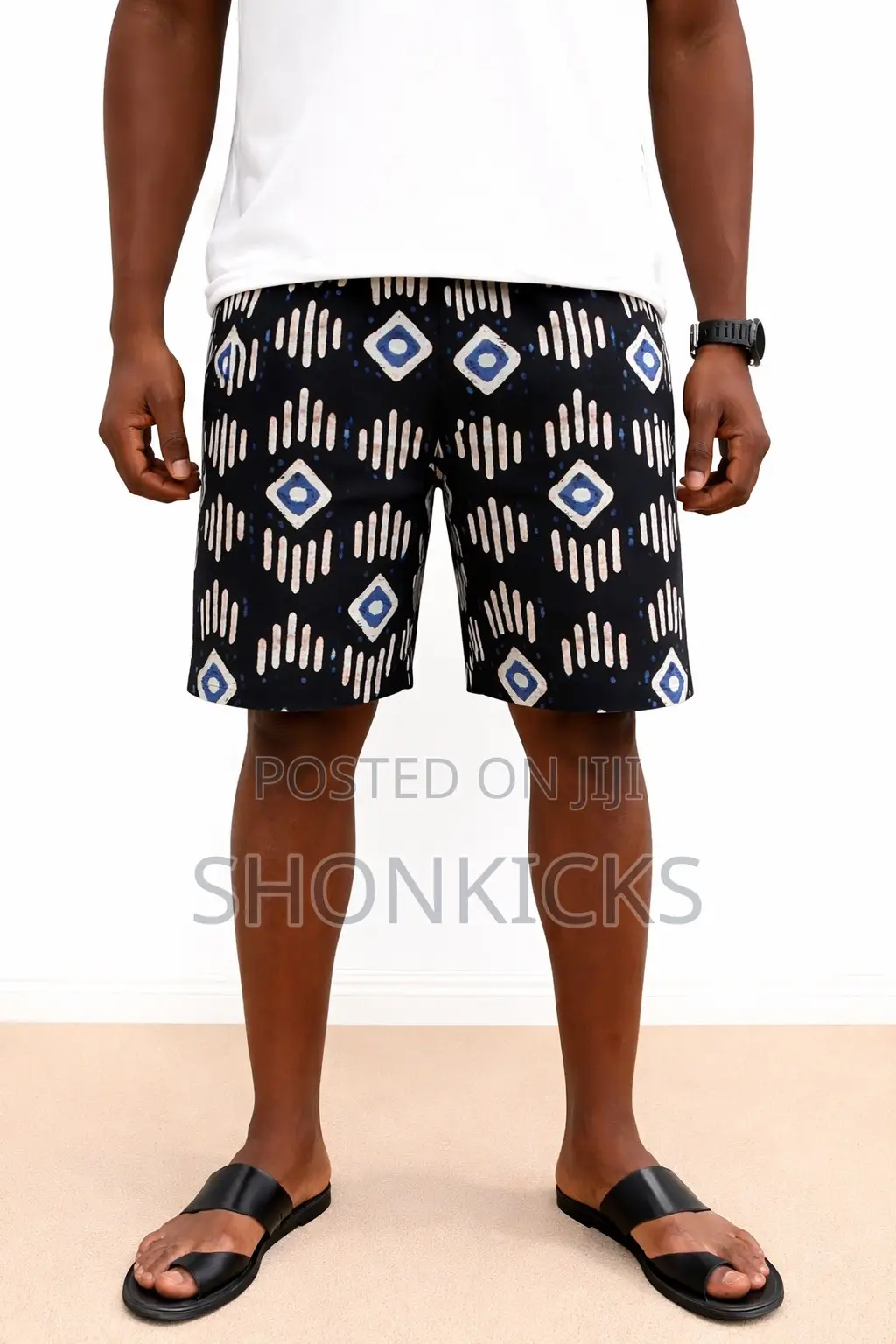 Ankara Shorts- 100% Cotton