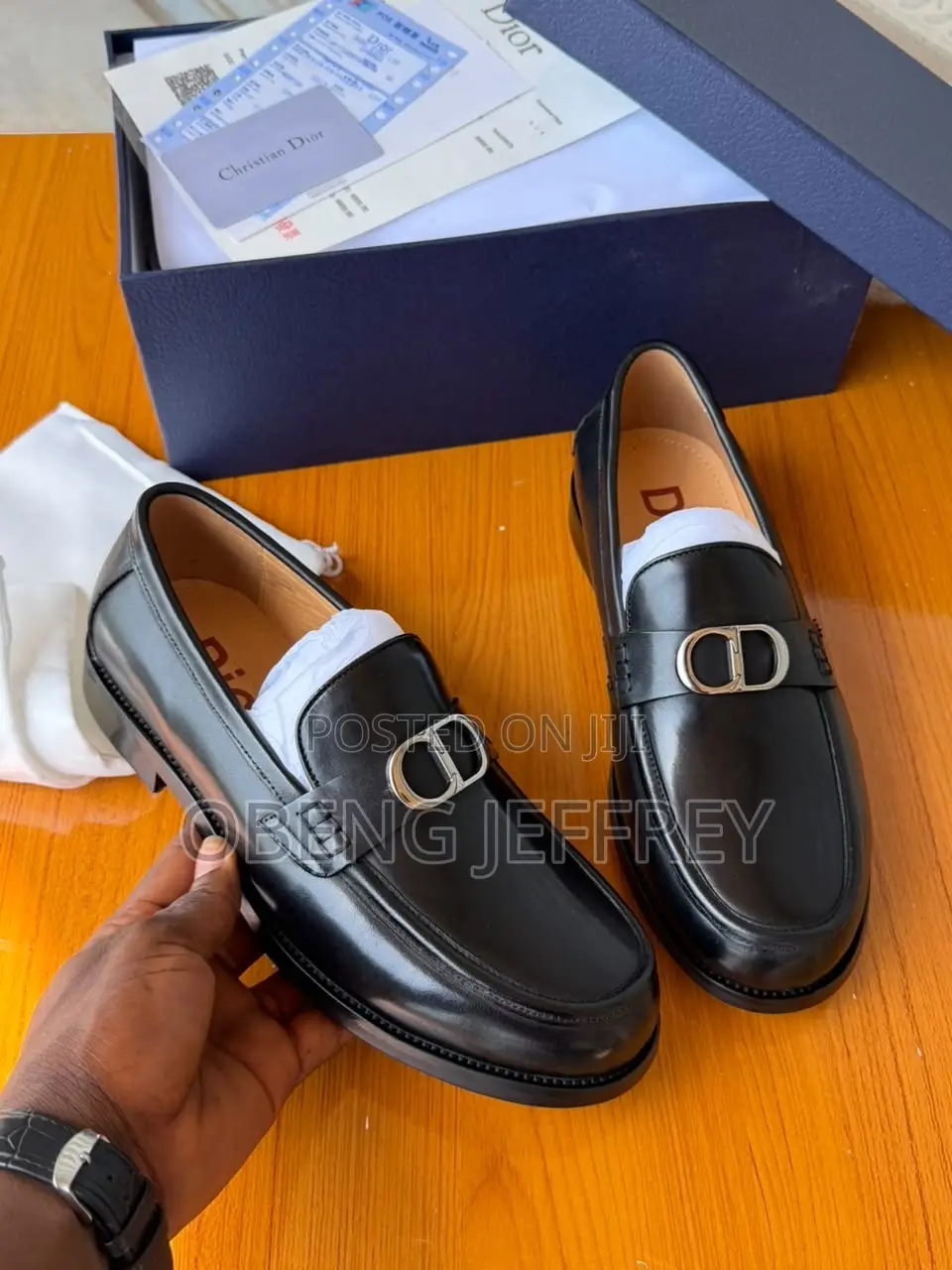 Original Dior Granville Loafer Black Calfskin