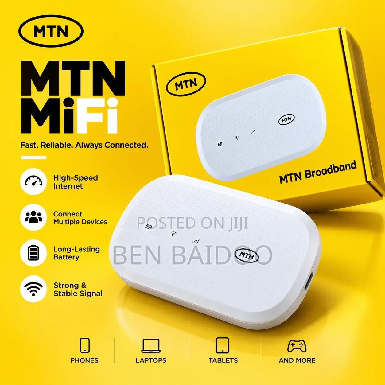 MTN 4G Universal Mifi(Stable Signal)