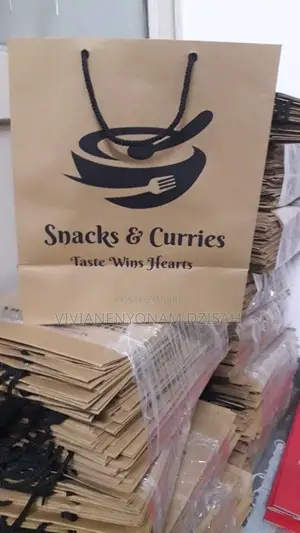 Brown Paper Bag With Branding
