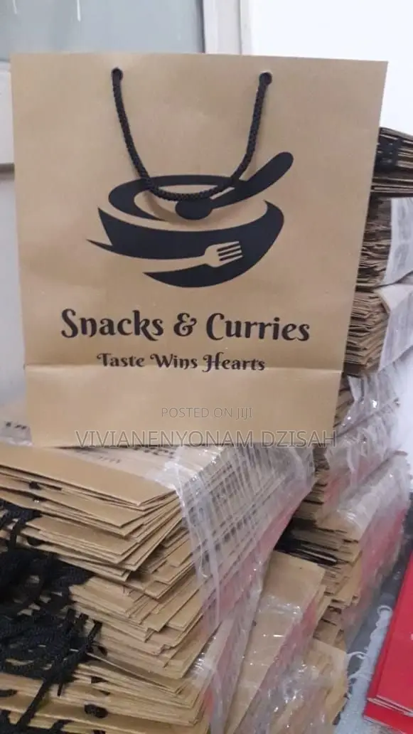 Brown Paper Bag With Branding