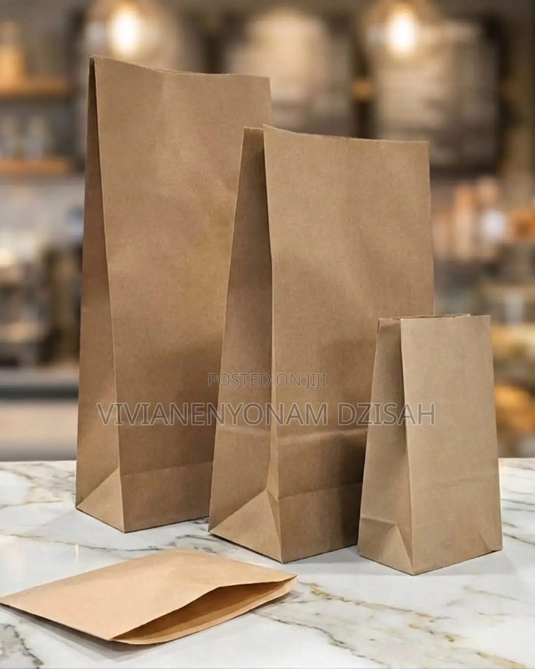 Brown Paper Bag With Branding