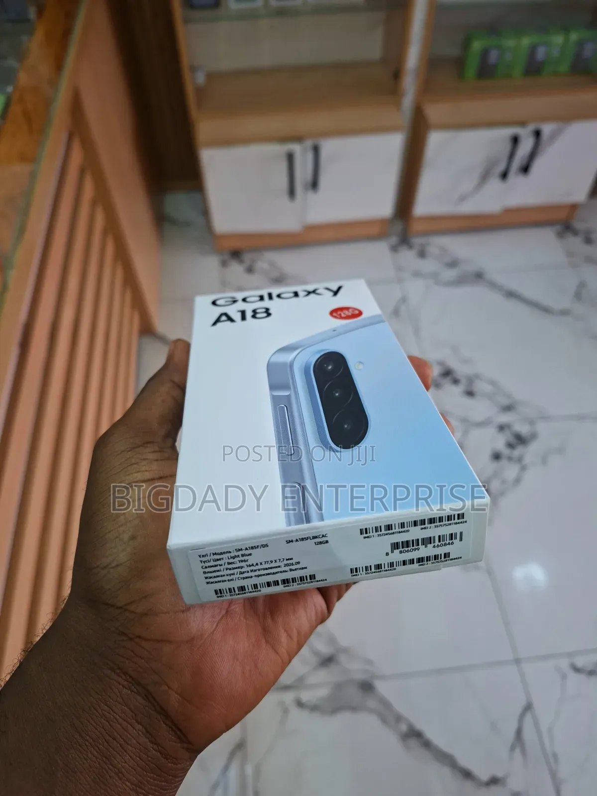 New Samsung Galaxy A18 128 GB White