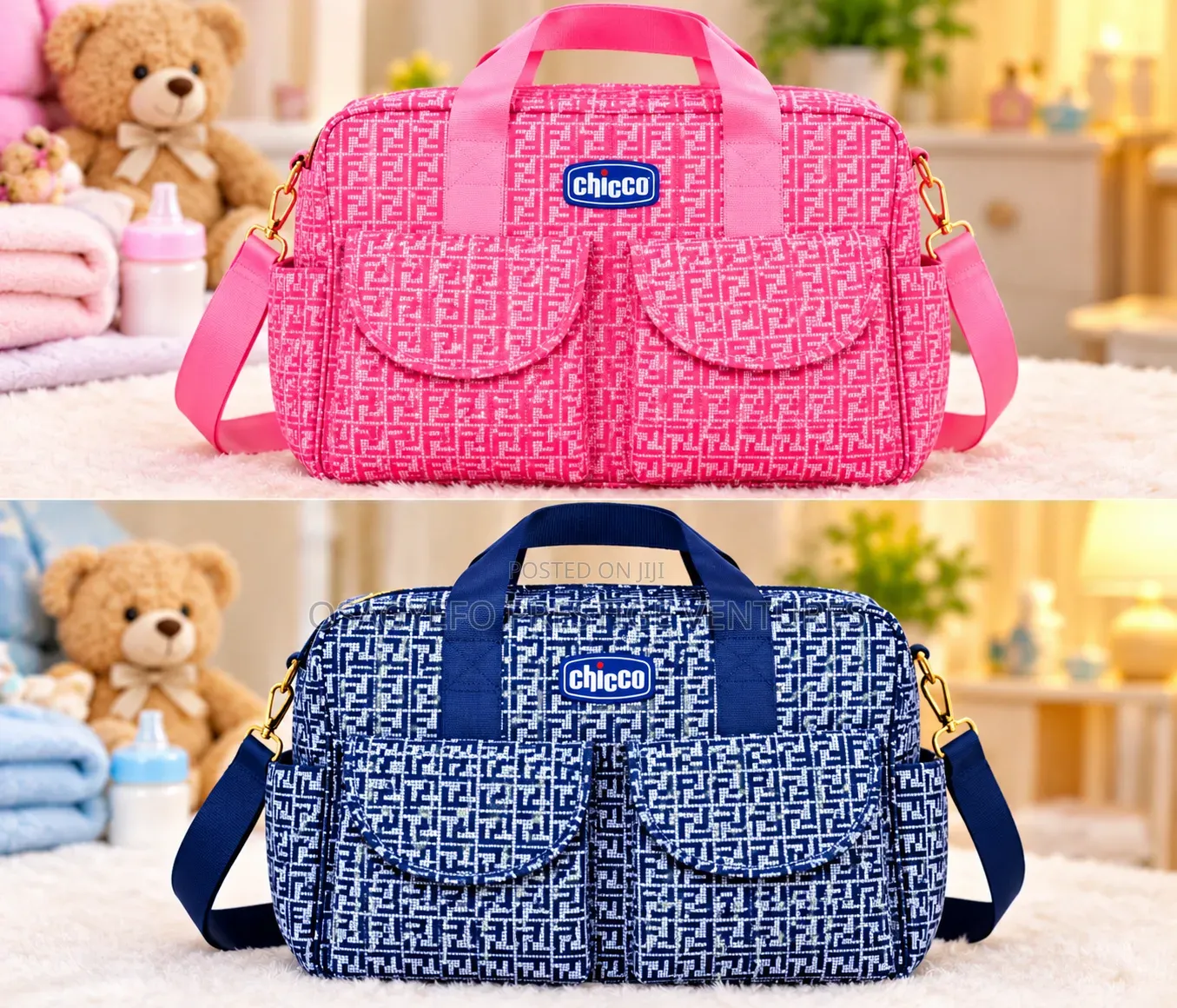 Chicco Multi-Piece Baby Diaper Bag Set